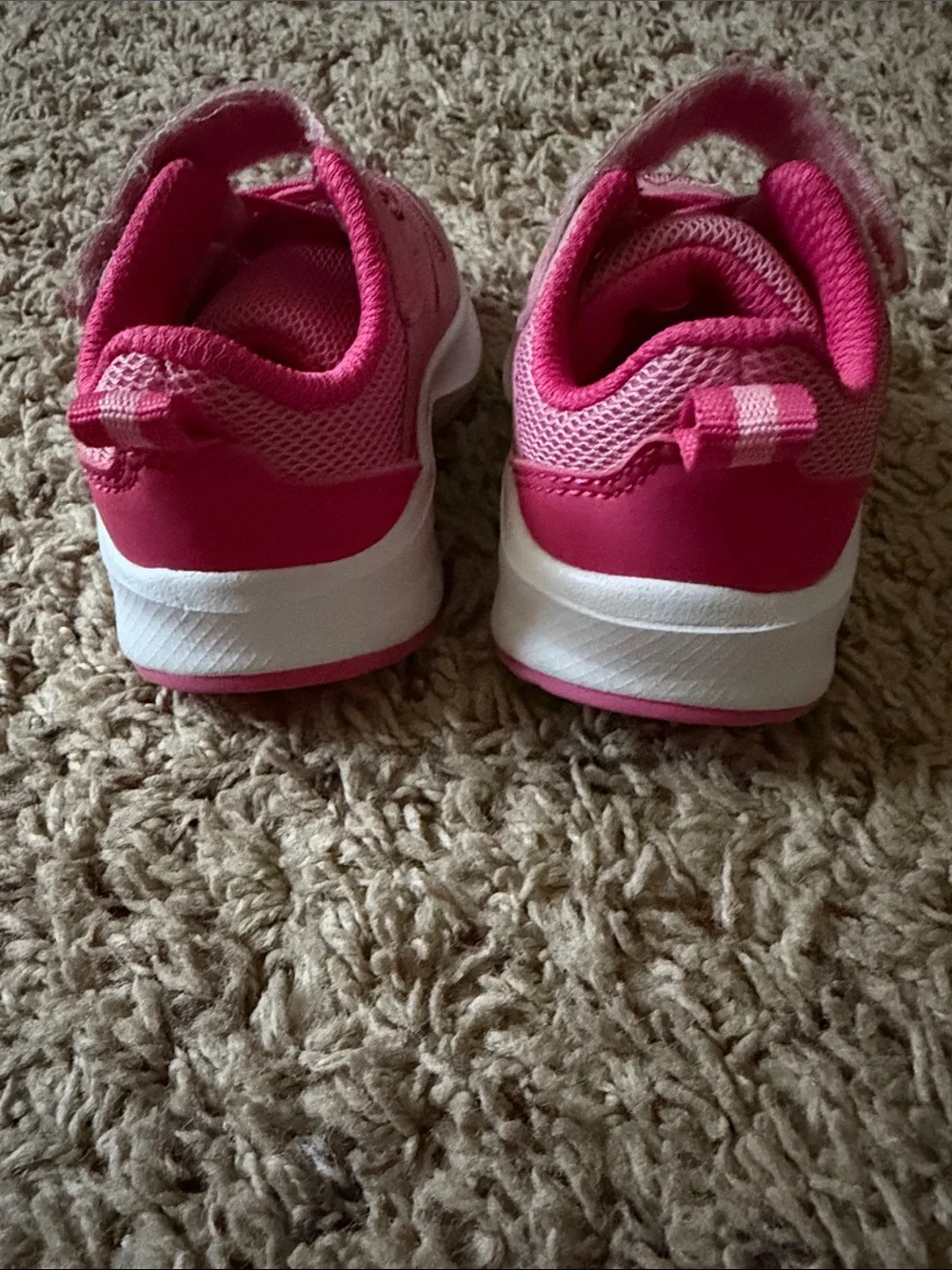 Kids Pink Athletic Sneakers - Comfortable Slip-On Style